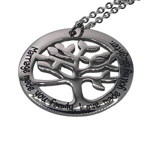 O. Riya daughter in law family tree necklace New
